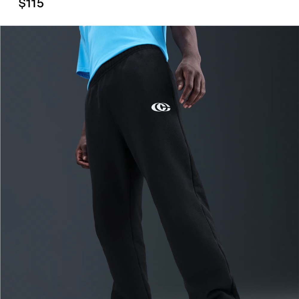 Brand New Men's Nike Caitlyn Clark Edition Heavyweight Black Sweatpants Medium
